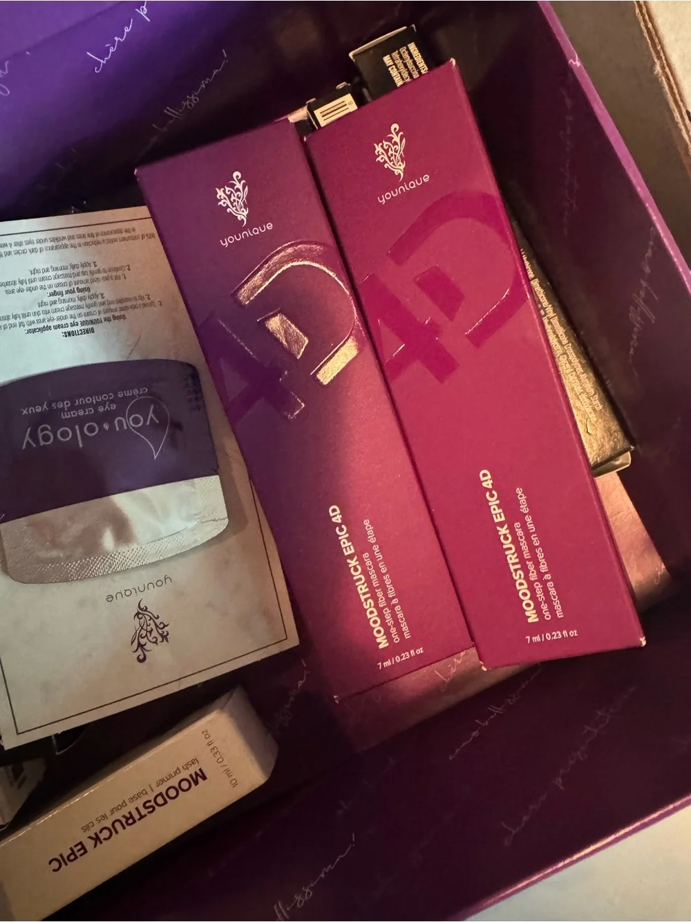 Younique Moodstruck Epic 4D Mascara - Purple Packaging